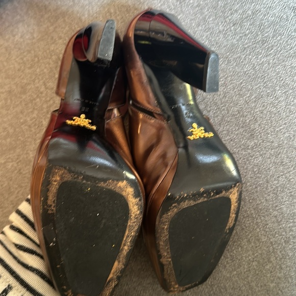 Prada heels in bronze brown (A04) Eu size 38 - Picture 5 of 6